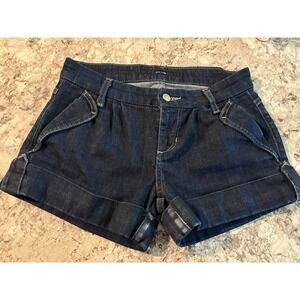 Joe's‎ Jeans Women's Dark Wash Perry Cuffed Low Rise Cotton Blend ARPY5295 Sz 27